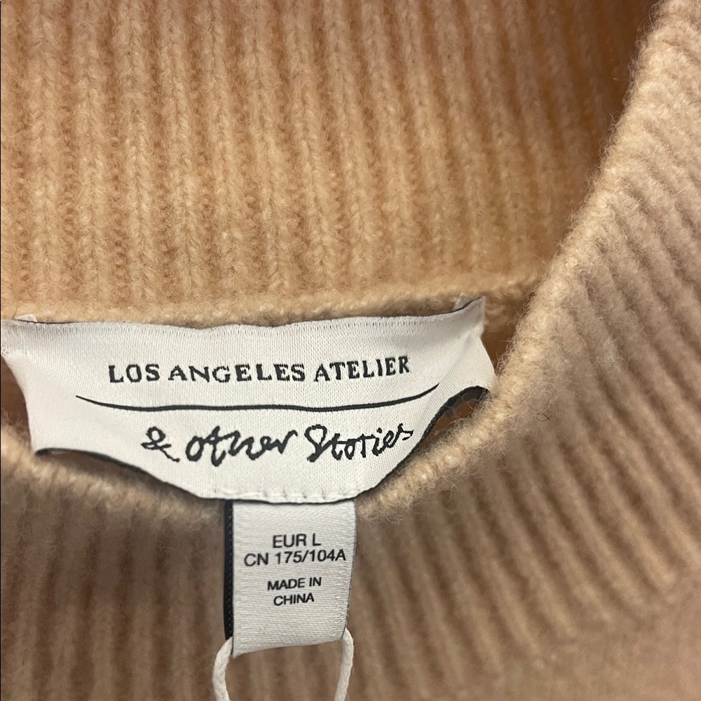 & Other Stories Tan Sweater - Picture 4 of 4